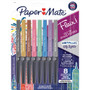 Paper Mate Flair Medium Tip Metallic Pens - Medium Pen Point - Assorted Ink