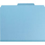 Smead SafeSHIELD 2/5 Tab Cut Letter Recycled Classification Folder - 8 1/2" x 11" - 2" Expansion - 2 x 2S Fastener(s) - 2" for Folder, Divider - Top Tab Location - (SMD14204)
