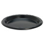 Genuine Joe Round Plates, 9", Plastic,125/PK, Black (GJO10429) Product Image 