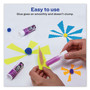 Avery Permanent Glue Stic Value Pack, 0.26 oz, Applies Purple, Dries Clear, 18/Pack (AVE98079) View Product Image