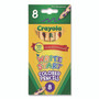 Crayola Write Start Colored Pencils, 5.33 mm, Assorted Lead and Barrel Colors, 8/Box