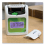 uPunch HN1500 Electronic Non-Calculating Time Clock Bundle, LCD Display, Beige/Green