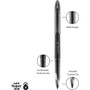 uniball AIR Porous Rollerball Pen, Stick, Medium 0.7 mm, Black Ink, Black Barrel, Dozen