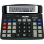 Victor 12004 Desktop Calculator - Auto Power Off, Big Display, Auto Replay, Easy-to-read Display, Dual Power - 12 Digits - LCD - Battery/Solar Powered - 0.5" Height x 7.2" Width x 6.4" Depth