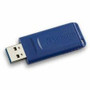 Microban 64GB USB Flash Drive - Blue - 64 GB - USB 2.0 Type A - Blue - 5 Year Warranty