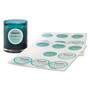 Avery Round Print-to-the Edge Labels with SureFeed, 2.5" dia, Glossy White, 90/PK