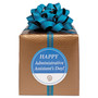 Avery Round Print-to-the Edge Labels with SureFeed, 2.5" dia, Glossy White, 90/PK
