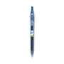 Pilot B2P Bottle-2-Pen Recycled Gel Pen, Retractable, Fine 0.7 mm, Blue Ink, Translucent Blue Barrel
