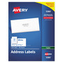 Avery Copier Mailing Labels, Copiers, 1.5 x 2.81, White, 21/Sheet, 100 Sheets/Box (AVE5360) View Product Image