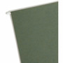 Smead Box Bottom Hanging File Folders, 3" Capacity, Legal Size, Standard Green, 25/Box