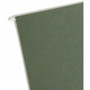 Smead Box Bottom Hanging File Folders, 3" Capacity, Legal Size, Standard Green, 25/Box
