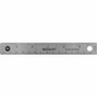 Westcott Stainless Steel Rulers - 6" Length x 0.8" Width - 1/16, 1/32 Graduations - Metric, Imperial Measuring System - Stainless Steel - Stainless Steel