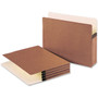 Smead Redrope Drop Front File Pockets, 3.5" Expansion, Letter Size, Redrope, 50/Box