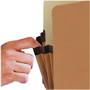 Smead Redrope Drop Front File Pockets, 3.5" Expansion, Letter Size, Redrope, 50/Box (SMD73805) View Product Image