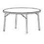 Lorell Banquet Folding Table (LLR60325) View Product Image