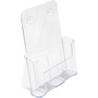 deflecto DocuHolder for Countertop/Wall-Mount, Magazine, 9.25w x 3.75d x 10.75h, Clear