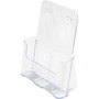 deflecto DocuHolder for Countertop/Wall-Mount, Magazine, 9.25w x 3.75d x 10.75h, Clear