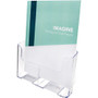 Deflecto Single Compartment DocuHolder - 1 Pocket(s) - 10.75" Height x 9.25" Width x 3.75" Depth - Desktop - Magazine Size - Clear