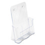 Deflecto Single Compartment DocuHolder - 1 Pocket(s) - 10.75" Height x 9.25" Width x 3.75" Depth - Desktop - Magazine Size - Clear