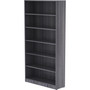 Lorell Laminate Bookcase - 6 Shelf(ves) - 72" Height x 36" Width x 12" Depth - Thermally Fused Laminate
