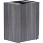 Lorell Pedestal,B/B/F,Unfin Top,16"x22"x28-1/4",Weathered Charcoal (LLR69558) View Product Image