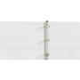 Avery Durable View Binder with DuraHinge and EZD Rings, 3 Rings, 1.5" Capacity, 11 x 8.5, White, (9401)