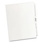 Avery Preprinted Legal Exhibit Side Tab Index Dividers, Avery Style, 26-Tab, 51 to 75, 11 x 8.5, White, 1 Set (AVE11396) View Product Image