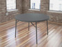 Cosco Home And Office Products Table, Folding, Round, 48"Wx48"Lx29-3/10"H, Gray (CSC60533SGY1E) View Product Image