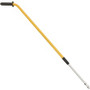 Rubbermaid Commercial Quick Connect Ergo Adjust Handle - 72" Length - Yellow - Aluminum - (RCPQ76000CT)