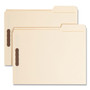 Smead Top Tab Fastener Folders, Guide-Height 2/5-Cut Tabs, 0.75" Expansion, 2 Fasteners, Letter Size, 11-pt Manila, 50/Box