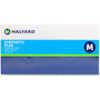 Halyard Synthetic Plus PF Vinyl Exam Gloves - 9.50" Glove Length - Polymer Coating - Medium Size - For Right/Left Hand - Clear