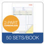 TOPS Sales Order Book, Two-Part Carbonless, 7.94 x 5.56, 50 Forms Total