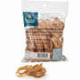Business Source Premium Quality Rubber Bands - Size: #64 - 3.5" Length x 250 mil Thickness - Natural