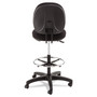 Alera Interval Series Swivel Task Stool, Supports Up to 275 lb, 23.93" to 34.53" Seat Height, Black Fabric