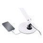 Bostitch Color Changing LED Desk Lamp with RGB Arm, 18.12" High, White