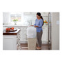 Glad ForceFlex Kitchen Drawstring Trash Bags, 13 gal, Gain Lavender Scent, 24 x 27.38, White, 80 Bags/Box, 3 Boxes/Carton