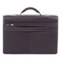 Swiss Mobility Milestone Briefcase, Fits Devices Up to 15.6", Leather, 5 x 5 x 12, Brown