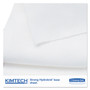 WypAll Power Clean Wipers for Solvents WetTask Customizable Wet Wiping System, Wipers Only, 9 x 15, White, 275/Roll, 2 Rolls/Carton (KCC06006) View Product Image