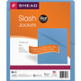 Smead Letter Recycled File Jacket - 8 1/2" x 11" - 11 pt. - Manila - Blue - 10% Recycled
