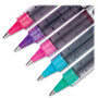 uniball VISION Roller Ball Pen, Stick, Fine 0.7 mm, Assorted Ink and Barrel Colors, Dozen (UBC60387) View Product Image