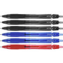 uniball Jetstream Elements Hybrid Gel Pen, Retractable, Medium 1 mm, Assorted Ink and Barrel Colors, 6/Pack