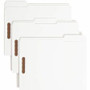 Smead 1/3 Tab Cut Letter Recycled Fastener Folder - 8 1/2" x 11" - 3/4" Expansion - 2 x Prong K Style Fastener(s) - 2" Fastener Capacity - Assorted Tab Position