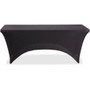 Iceberg Stretch Fabric Table Cover - Polyester, Spandex - Black - (ICE16521)