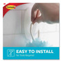 Command Medium Bath Hooks Value Pack, Plastic, White, 3 lb Capacity, 6 Hooks and 6 Strips (MMMBATH186ES)