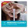 Command Medium Bath Hooks Value Pack, Plastic, White, 3 lb Capacity, 6 Hooks and 6 Strips (MMMBATH186ES)