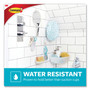 Command Medium Bath Hooks Value Pack, Plastic, White, 3 lb Capacity, 6 Hooks and 6 Strips (MMMBATH186ES)