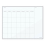 U Brands Magnetic Dry Erase Board, Monthly Planning/Scheduling Calendar, 20" x 16", White Surface, Satin Aluminum Frame
