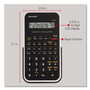 Sharp EL-501XBWH Scientific Calculator, 10-Digit LCD (SHREL501X2BWH) View Product Image