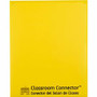 C-Line Classroom Connector Letter Report Cover - 8 1/2" x 11" - 2 Internal Pocket(s) - Yellow