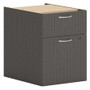 HON Mod HLPLPHBF Pedestal - 20" Height x 15" Width x 20" Depth - 2 x Box, File Drawer(s) - Finish: Slate Teak